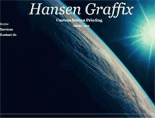 Tablet Screenshot of hansengraffix.com